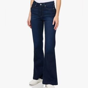 Paige Genevieve Flare Jeans Medium Wash Stretch Denim New Size 28